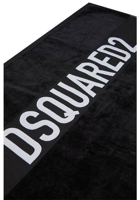Telo mare Dsquared2  Swimwear uomo D7P005980010 nero DSQUARED2 SWIMWEAR | Teli mare | D7P005980010